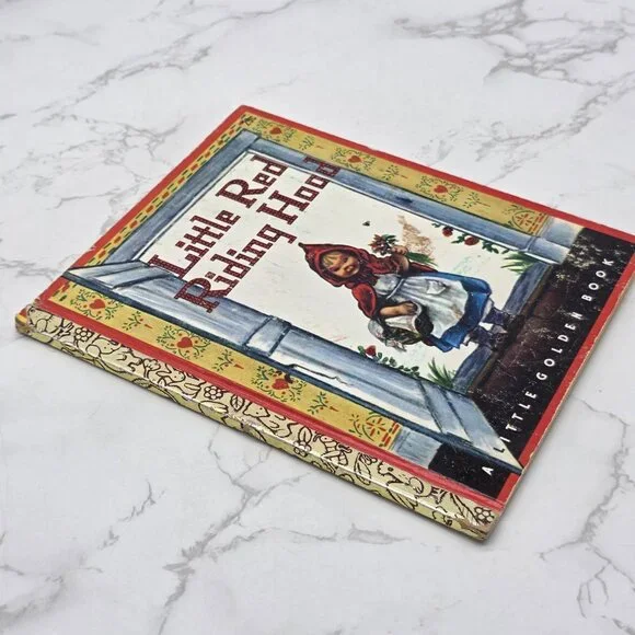 Vintage 1948 A Little Golden Book Little Red Riding Hood By Elizabeth Jones - Picture 6 of 10